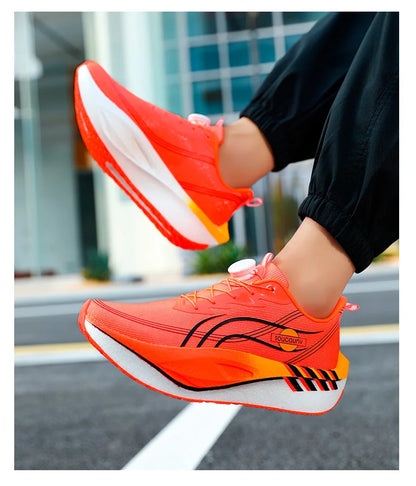 Running Shoes Professional Fitness Carbon Board Men's Sports Marathon Lightweight Women's Comfortable Non Slip Sports Shoes