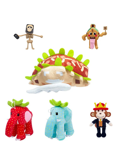 Steal a Brainrot Plush Doll Toy Taco Lucky Block Game Peripheral Plushie Cute Plush Toy Christmas Children's Birthday Gift