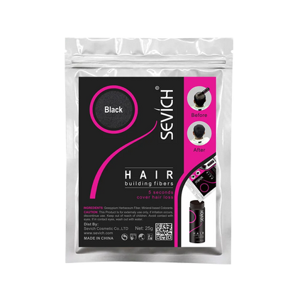 SEVICH 25g Hair Fibers Refill Bag Bald Extension Hair Growth Powder Salon Professional Hair Treatment Unisex Hair Loss Products