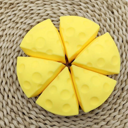 Squeeze Toy Simulation Cheese Squeeze Toys Sticky Soft Decompressing Pinching Cheese Cute Slow Rebound Relief Relax Toys