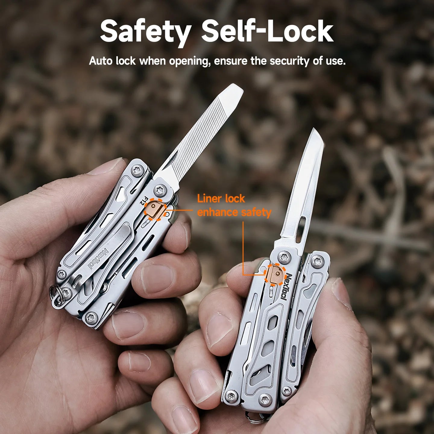 NexTool 13 In 1 Mini Flagship F12 Multi Functional Tool Folding EDC Multitool Screwdriver Pliers File Ruler Outdoor Hand Tools