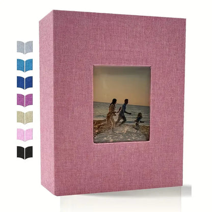 Linen large Photo Album Scrapbook 200/300/600 Pockets for 4x6 Photos Slip-in memory books Wedding Baby Family Anniversary Photo