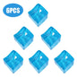 3/4.5/5.5CM Ice Cube Squishy Toy Stress Relieving Soft Touch Slow Rebound Stretch Squeeze Snowflake Ice Cube Xmas Gift for Adult