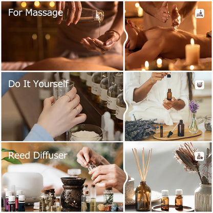 Chocolate essential oil has a sweet and mellow fragrance and is suitable for body massage and hair care.