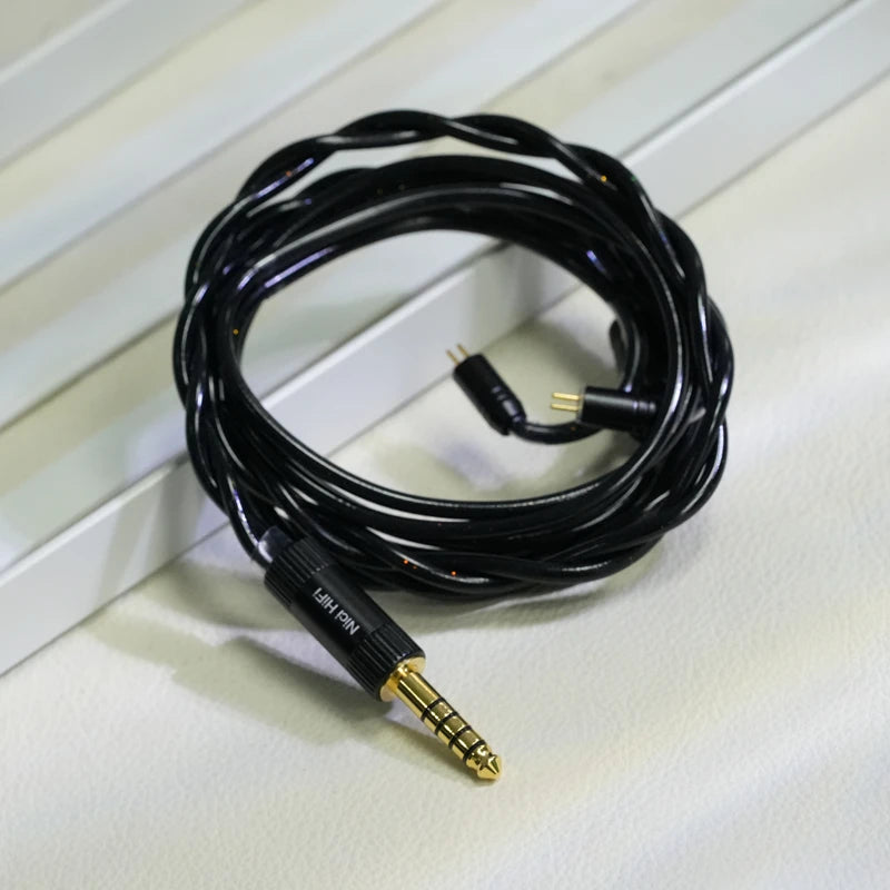 Nici HiFi-29S IEM Cable with 0.78mm 2-Pin QDC TFZ Dual 3.5mm to 4.4mm Balanced Upgrade Cable for KZ ZSN PRO ZS10 Pro EDX TRN
