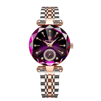 POEDAGAR Elegant Ladies Wristwatch Waterproof Stainless Steel Luxury Watch for Woman High Quality Fashion Women's Quartz Watches