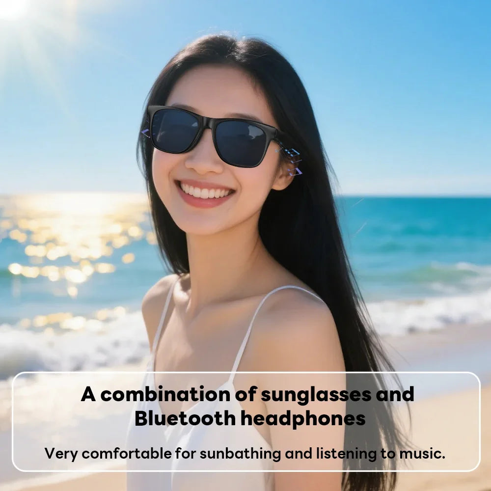 AI Smart Wireless Glasses Bluetooth Sunglasses Remote 8K Control Touch Photo Camera Recording Voice Assistant Translator