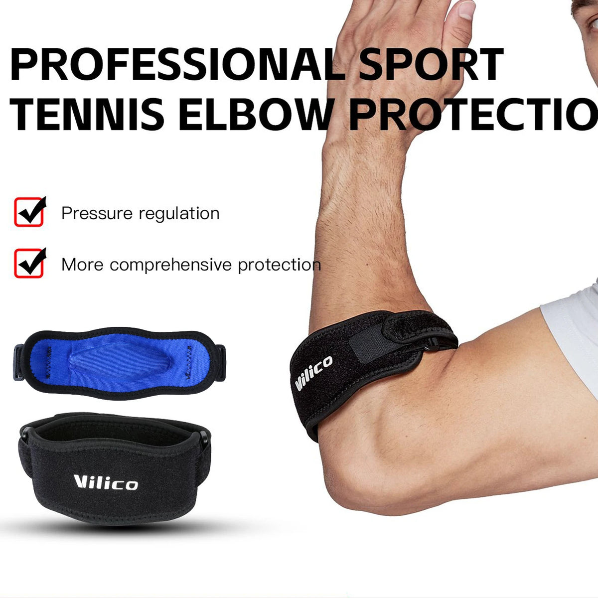 Elbow Protection Strap Elbow Soft Cushion Support Strap Knee Support Basketball Tennis Badminton Epicondylitis Elbow Pad