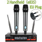 SENNESAI Ew100g3 Professional Dual Wireless Microphone Stage Performance 2 Channels 600-699MHz UHF Karaoke Metal Handheld