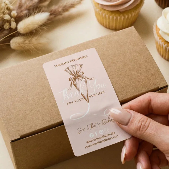50PCSCustomized Rectangular stickers with Personalized Wedding Logos, Birthday Baptism Designs, and Your Own Custom stickers