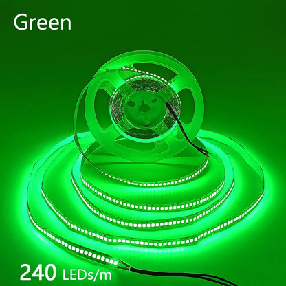12V 24V LED Strip 2835 120LEDs/m Home Lamp Strip Pink Red Ice Blue Green Golden Yellow Orange Flexible Waterproof Soft Lamp Bar