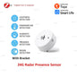 Zigbee 24G Mmwave Radar Presence Sensor Optional Temperature Humidity Brightness Motion Detector Work With Zigbee2mqtt TUYA Hub