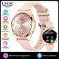 LIGE Luxury Smart Watch For Woman 1.27" Bluetooth Call Custom Dial Women's Bracelet Sports Health Monitor Smartwatch Ladies Gift
