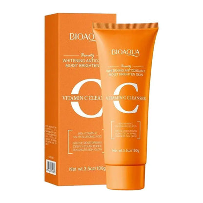 [F] BIOAQUA Hyaluronic Acid Retinol Vitamin C Facial Cleanser Oil Control Moisturizing Face Wash Foam Face Cleanser Skin Care