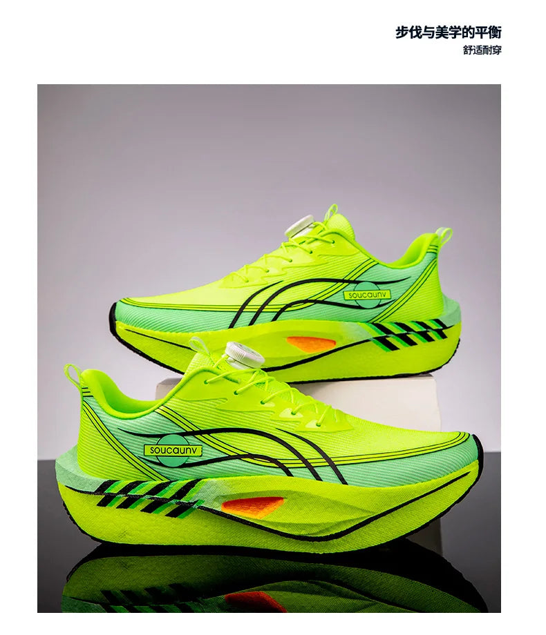 Running Shoes Professional Fitness Carbon Board Men's Sports Marathon Lightweight Women's Comfortable Non Slip Sports Shoes