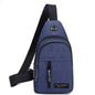 1 adjustable men's and women's crossbody bag sports chest bag, durable travel and hiking backpack chest bag