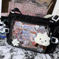 Daily Versatile Y2k Ulzzang Ita Bag One Shoulder Class Crossbody School Bag Harajuku Girls' Large Capacity Casual Itabag