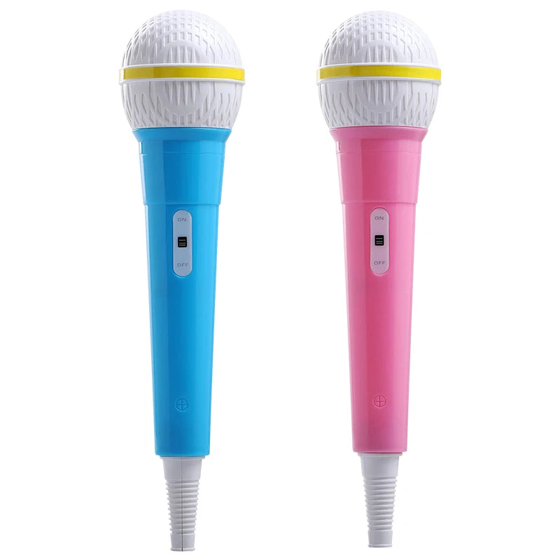 Children's Microphone Simulation Mic Model Media Interview Props Microphone Toys Educational For Kids Eloquence Performance Mic