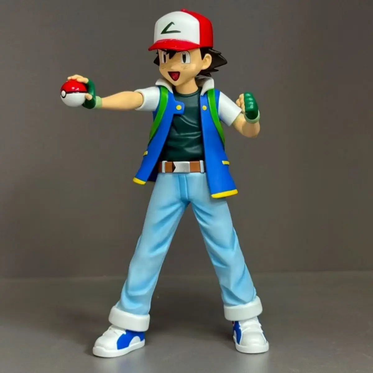 13cm Anime Pokemon Ash Ketchum Figure Pokemon Action Figures Pvc Collection Model Toys Gifts