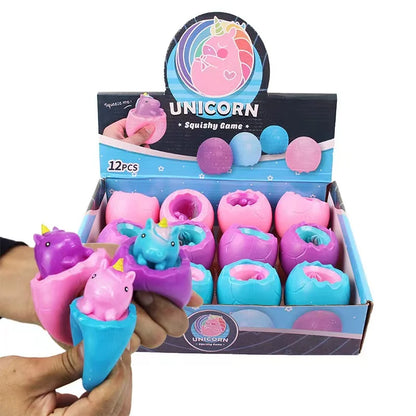 Funny Pop-Up Slow Rebound Squishy Cheese Mouse Cup Hand Antistress Reliever Squirrel Cup Toys for Children Adults