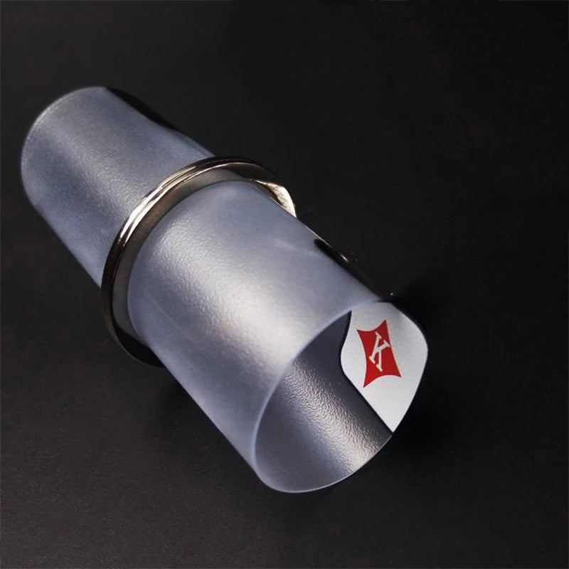 Playing Cards with Transparent PVC Plastic Waterproof Poker Card with A Box Perfect for Blackjack Euchre and Other games