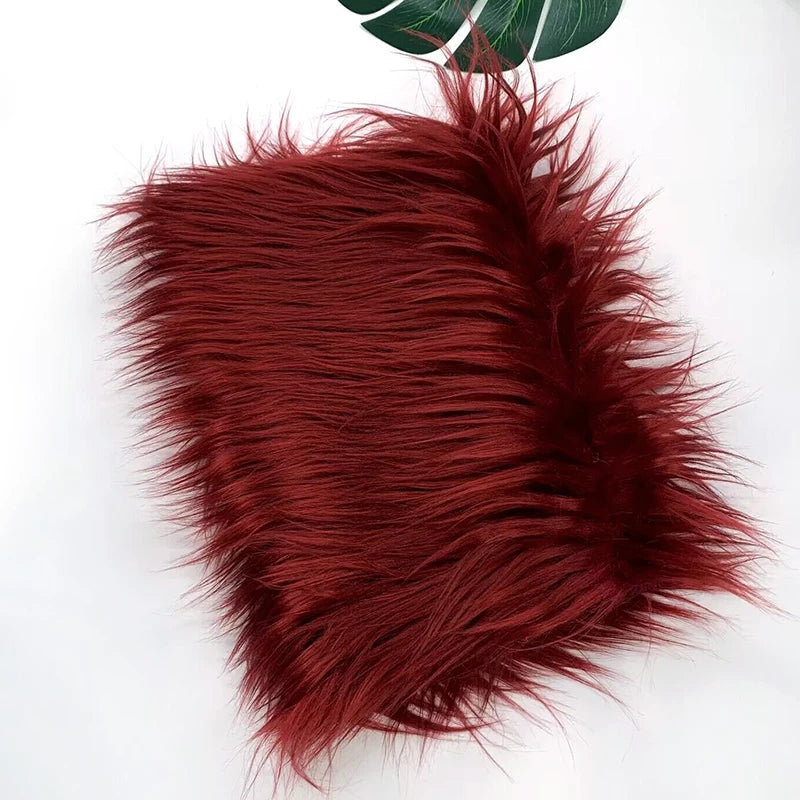 8cm Pile Length Imitation Fur Fabric Diy Cosplay Clothing Hairy Fur Fabric Bundle Long Hair Plush Fabrics By Meters Liquidations