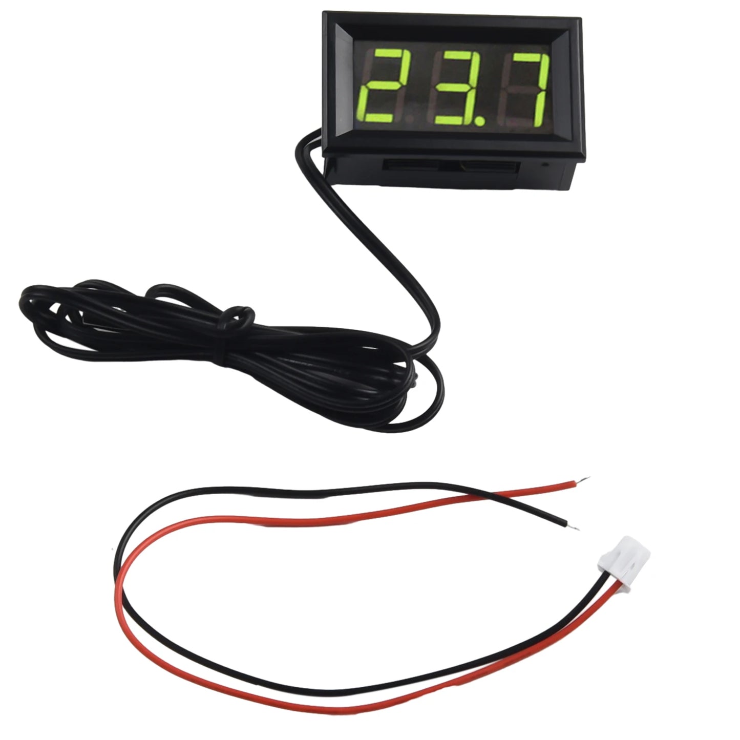 1*Digital Thermometer With Probe LED -50~110°C DC 5-12V Car Temperature Panel Meter Gauge  Instrument Parts & Accessories