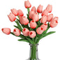 10/30PCS Artificial Flowers Real Touch Tulip Scrapbooking Vase Home Decor Wedding Garden Rose Arch Garland Mother's Day Bouquets