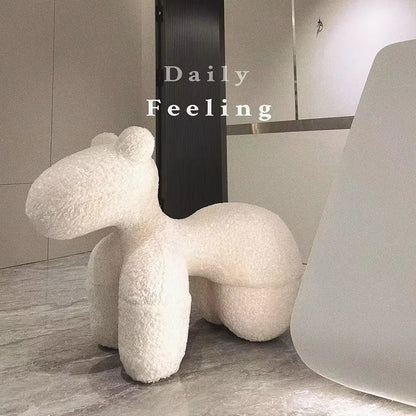 Modern creative single sofa ornament gift living room chairs Design Relaxing chair home furniture lint Pony stool chair