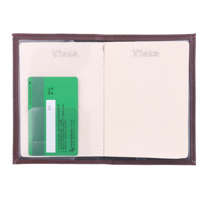 High Quality Pu Passport Protective Cover Bank Card Holder Travel Document Fashion Men and Women French Passport Cover Wallet