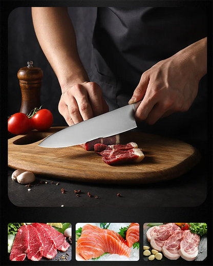 7 Inch Multifunctional Stainless Steel Simple Modern New Sturdy And Stable Chef's Knife For Home And Professional Kitchens