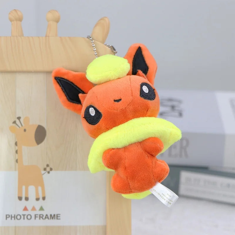 Pokemon Plush Keychain Anime Jigglypuff Gengar Sprigatito Urchin Mimikyu Sylveon Mew Umbreon Rowlet Stuffed Plushies Toys Gifts