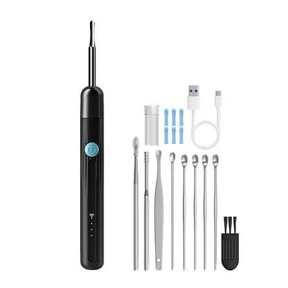Visual WiFi Otoscope Camera 4.2mm 1080P HD Ear Picker for IOS/Android Ear Cleaning Wireless Endoscope with Ear Wax Removal Tools