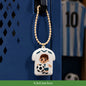 Football Jersey Squeeze Toy Keychain, Sports Star Stress Relief Pendant, Student Schoolbag Decoration, Fan's Small Gift