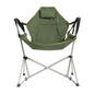Outdoor rocking chair foldable chair fishing chair portable camping hanger, casual nap chair folding chair moon chair recliner
