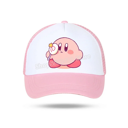 Star Kirbys Children Baseball Hat Cartoon Casuals Bonnet Outdoor Sports Sun Cap Peaked Caps Unisex Men Baby Kids Birthday Gifts