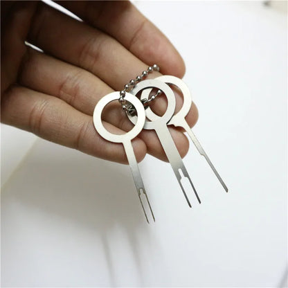 Terminal Removal Tool Kit 21Pcs Electrical Connector Pin Removal Tool Terminal Ejector Kit Depinning Tool for Automotive Car