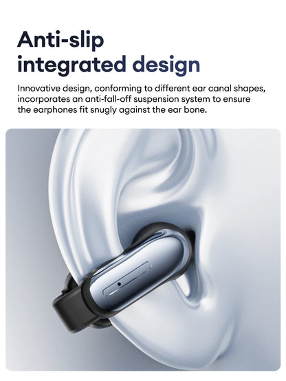 NEW Lenovo LES-108 Bone Conduction Earphones Open Ear Clip Wireless Earbuds Bluetooth 6.0 Sports Headphones with Mic Waterproof
