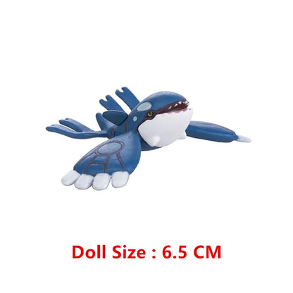 Pokemon Anime Action Figure Set - Pikachu Sun Elf Eevee Gengar Monsters Cartoon Model Toys Gift for Bulk Purchase