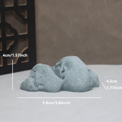 Sandstone Stone Miniature Mountain Fairy Garden Bonsai Rockery Lanscaping Ornaments Aquarium Decoration Accessories Home Decor