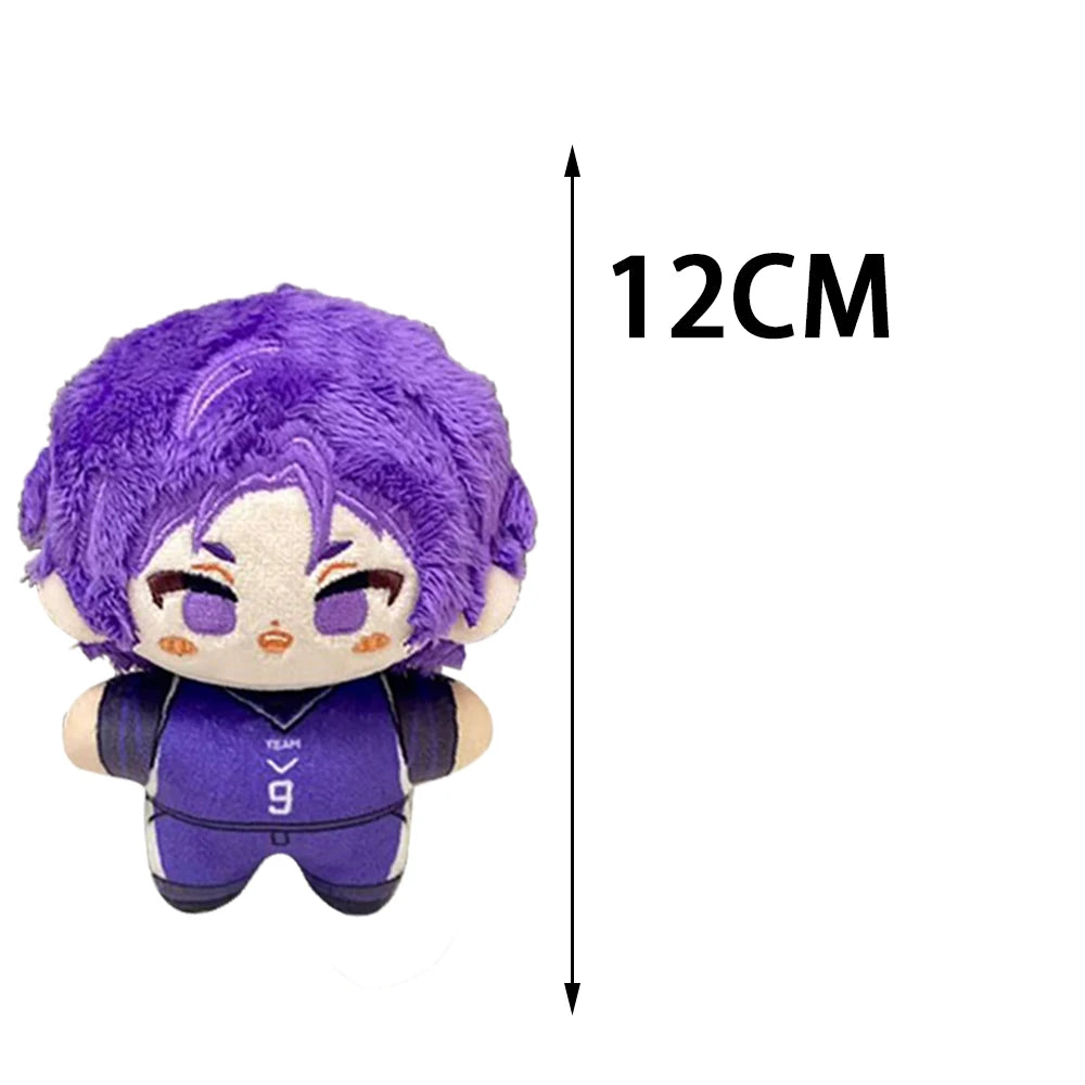 Mini Anime Plush Toys Michel Caesar Mikage Reo Nagi Seishiro Chigiri Hyoma Bachira Meguru Cute Stuffed Starfish body Doll Gifts