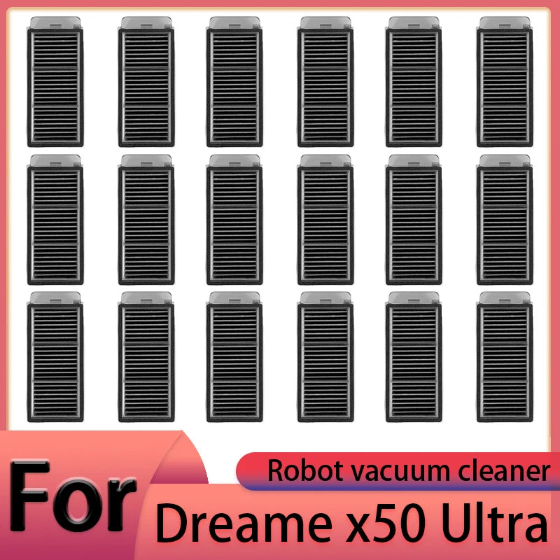 Dreame x50 ultra Robot Vacuum Cleaner Accessories Main Brush Side Brush HEPA Filter Mop Cloths Dust Bag Spare Parts