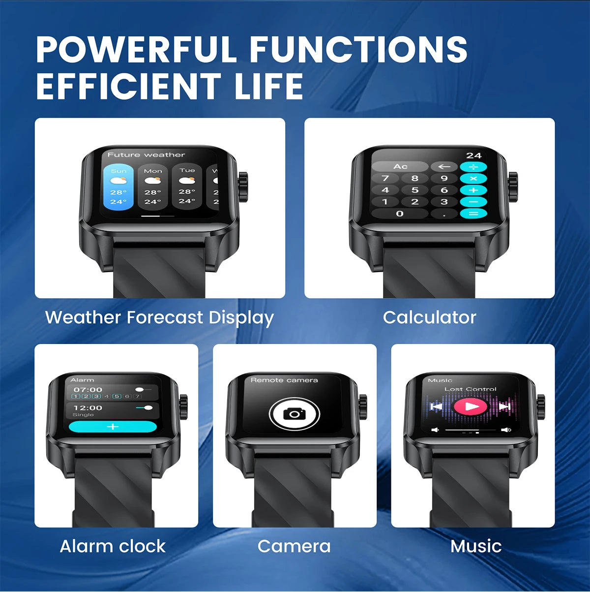 LIGE Smartwatch dla mężczyzn i kobiet Luksusowy Wodoszczelny Zegarek Sportowy z Pełnym Ekranem Dotykowym Smartwatch Fitness dla Xiaomi Huawei Android iOS iPhone