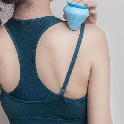 Adsorption Type Fascia Ball Massage Cone Plantar Lumbar Back Shoulder And Neck Whole Body Meridian Points Silicone Fascia Ball