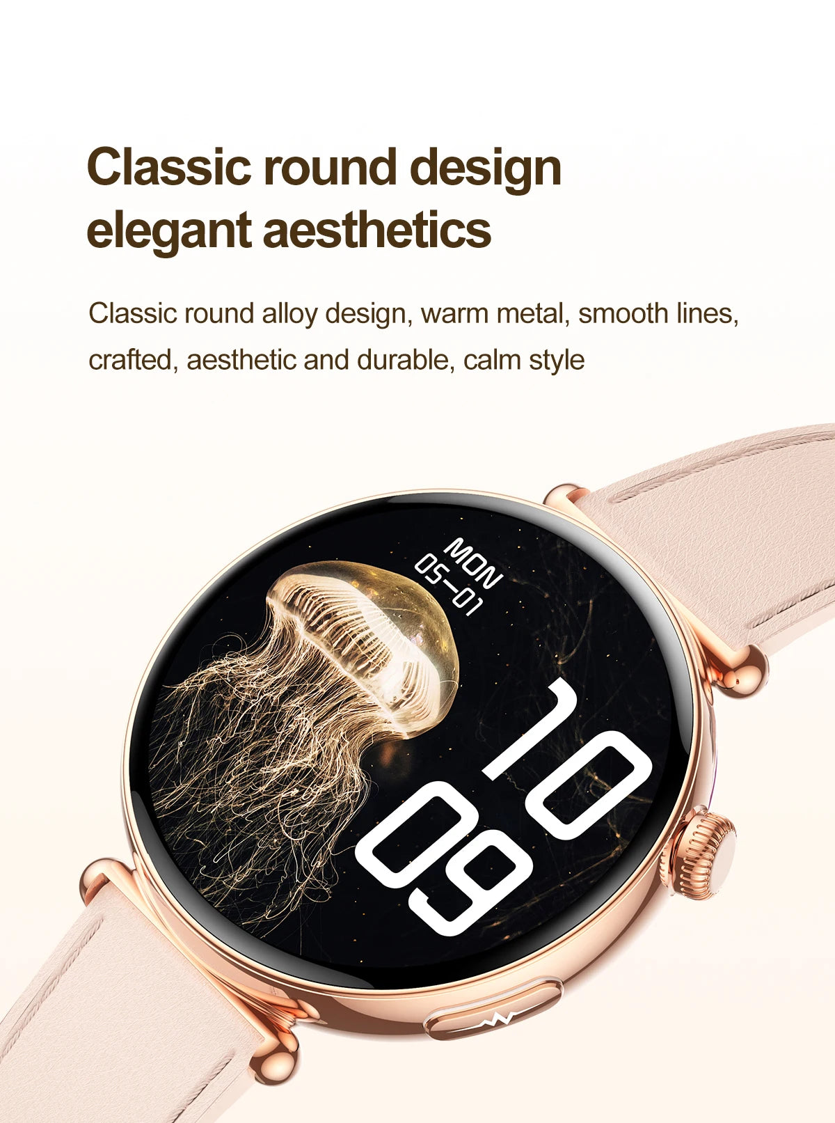 2026 New Women's Health Care Smartwatch ECG Blood Pressure Uric Acid Blood Lipids Sports IP68K Bluetooth call Fashion Smartwatch