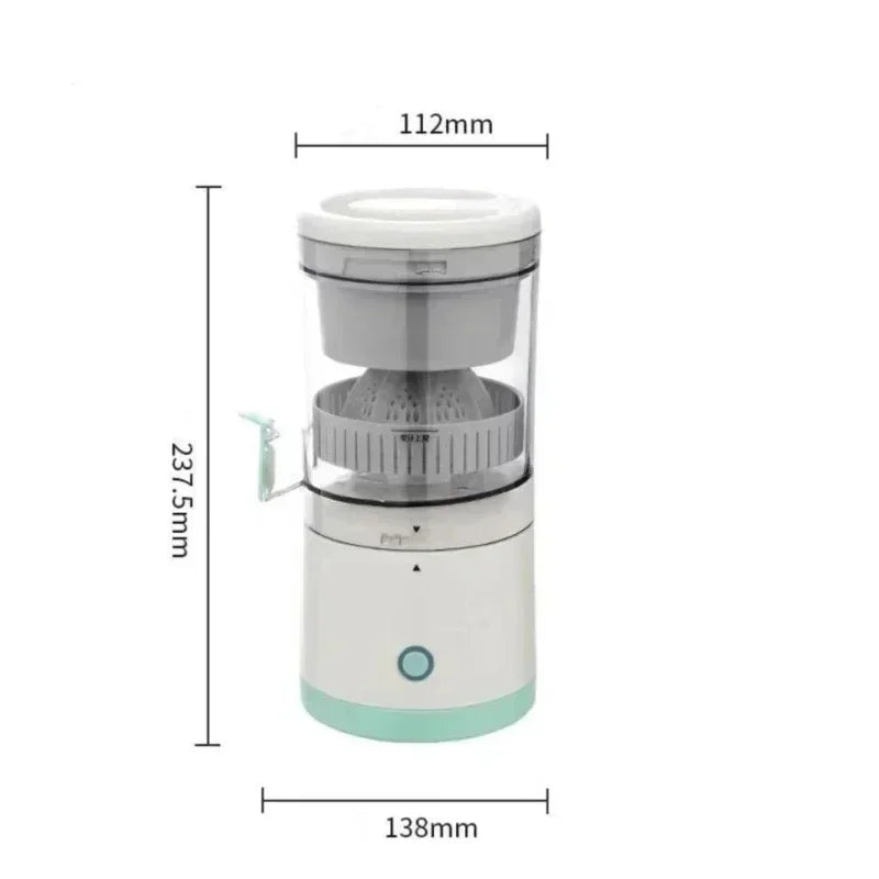 HOMEFISH Electric Juicer Juice Cup Citrus Orange Squeezer USB Charging Kitchen Fruit Juicer Blender Separator Press Machine