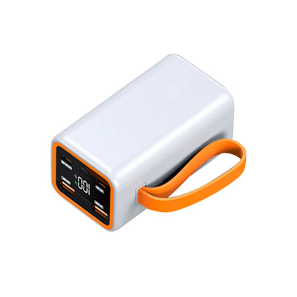 Detachable DIY Power Bank Case 4*21700 Battery PD 22.5W Fast Charging Shell LCD Digital Display Power Bank DIY Battery Case Box