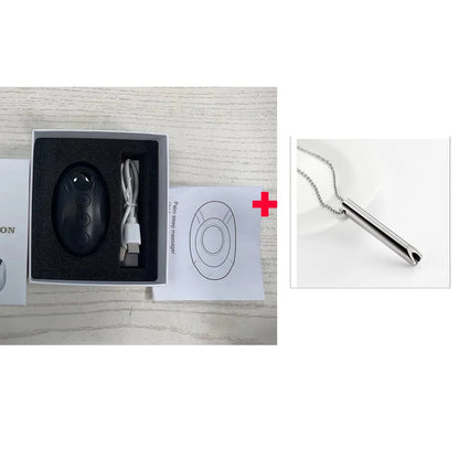 Handheld 20 Levels EMS Sleep Aid Relaxation Treatment Microcurrent Pulse Hypnosis Device Insomnia
