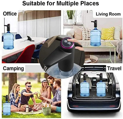 Portable USB Charging Electric Water Dispenser,2-5 Gallon Drinking Water Jug Pump for Home, Kitchen, Office, Camping Essentials