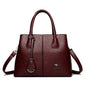 Genuine Brand Women's Soft Leather Handbags Ladies Large Tote Bag Female Square Shoulder Bags Sac Fashion Crossbody Bags Purse